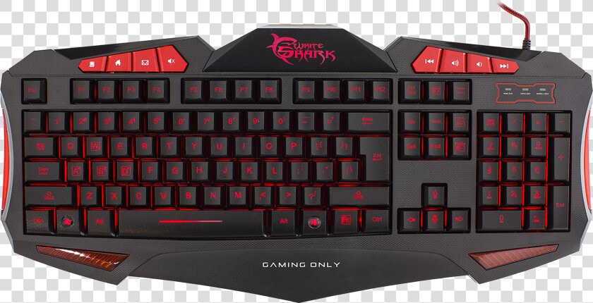 White Shark Keyboard Gk 1621 Shogun Red   Keyboard  HD Png DownloadTransparent PNG