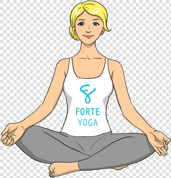 Transparent Yoga Pose Png   Easy Yoga Pose Cartoon  Png DownloadTransparent PNG