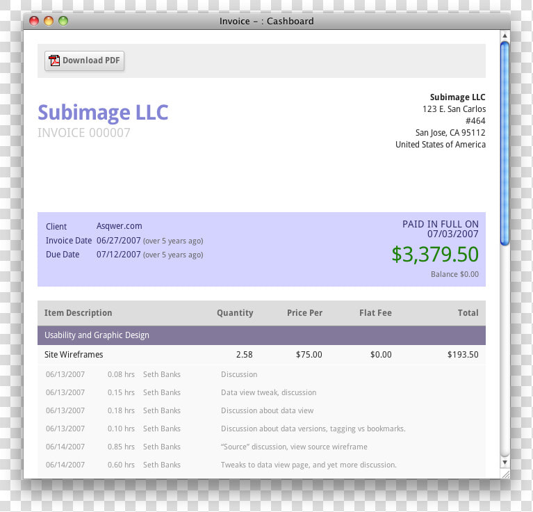 Customer Invoice Template Pdf   14 Day Payment Terms On Invoice  HD Png DownloadTransparent PNG