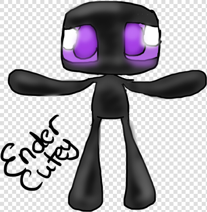 Cute Minecraft Drawings Drawing For Endercutey   Ender Cutie  HD Png DownloadTransparent PNG