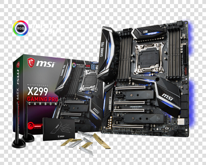 Msi X299 Gaming Pro Carbon M  HD Png DownloadTransparent PNG