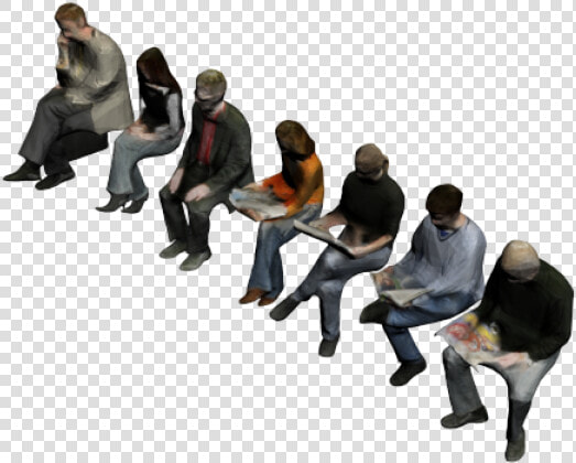 People Sitting 3ds Max Model   People From Above Png  Transparent PngTransparent PNG