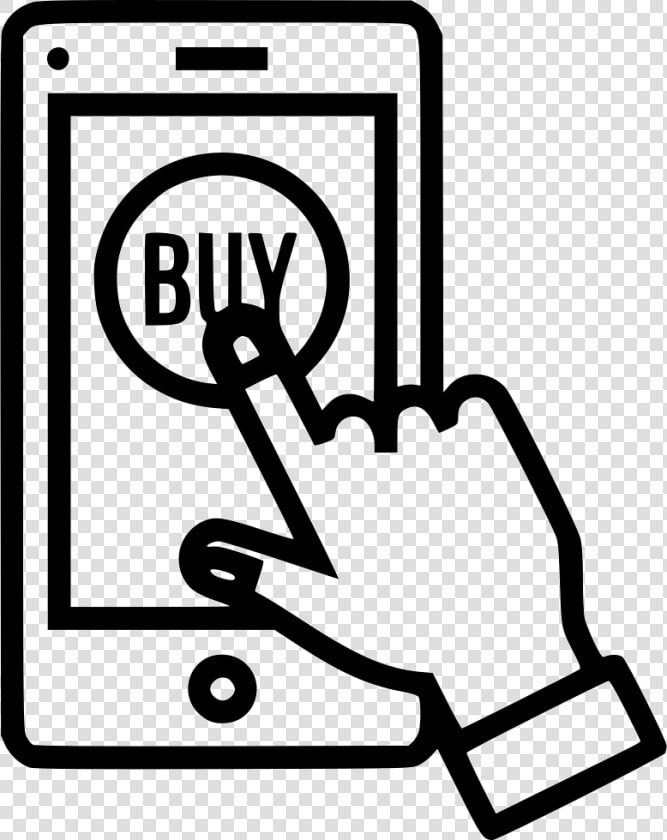 Mobile Online Store Shop Buy Sell Product Hand Gesture   Shopping Online Icon Png  Transparent PngTransparent PNG