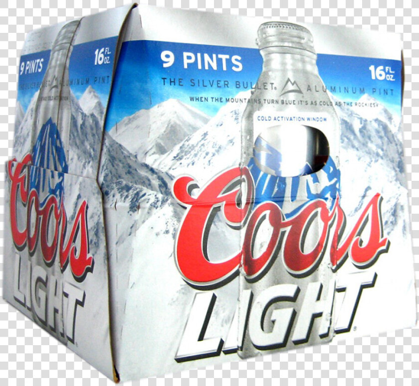 Coors Lt 16oz Alum 9pk 16oz Beer   Coors Light  HD Png DownloadTransparent PNG