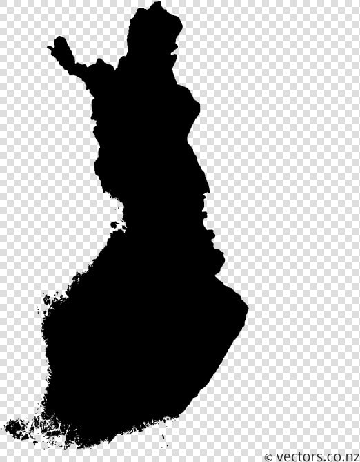 Finland Vector Map   West Coast Of Finland  HD Png DownloadTransparent PNG