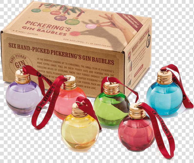 Christmas Hats Png  pickering S Christmas Gin Baubles   Pickerings Gin Baubles 50ml 6  Transparent PngTransparent PNG