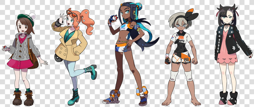 Pokemon Sword And Shield Gym Leaders  HD Png DownloadTransparent PNG