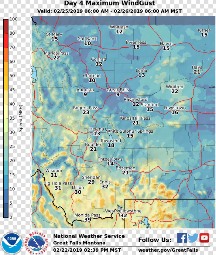 Monday Tuesday Wind Gusts Class Img Responsive Owl   National Weather Service  HD Png DownloadTransparent PNG