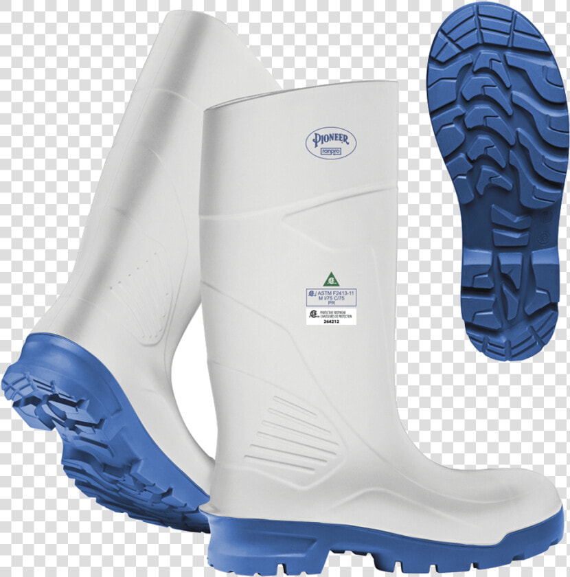 Steel Toe Rubber Boots White  HD Png DownloadTransparent PNG