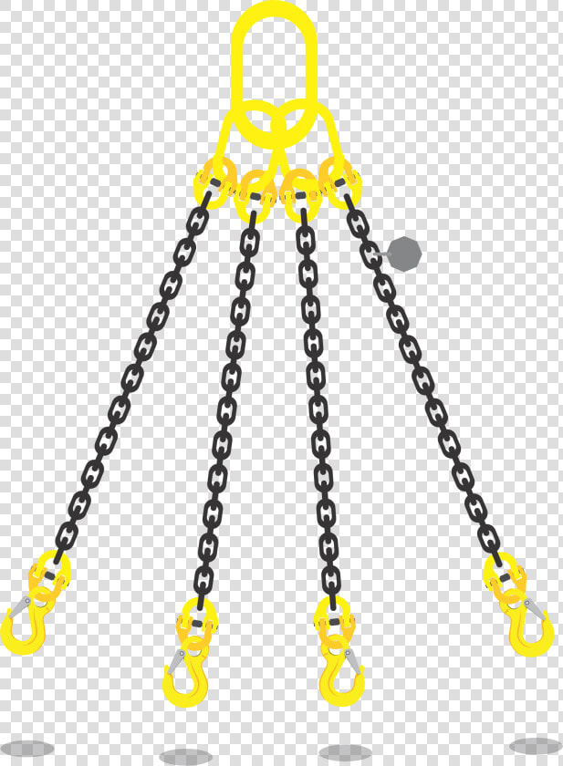 Vetorizada   Png Download   Chain Sling With Grab Hook  Transparent PngTransparent PNG