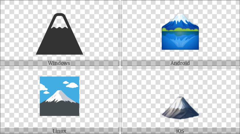 Mount Fuji On Various Operating Systems   Graphic Design  HD Png DownloadTransparent PNG