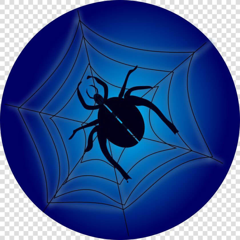 Spider On Web Svg Clip Arts   Spider  HD Png DownloadTransparent PNG