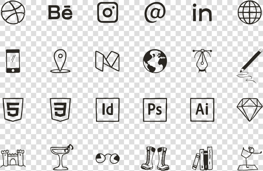 Finances Icons Hand Drawn  HD Png DownloadTransparent PNG