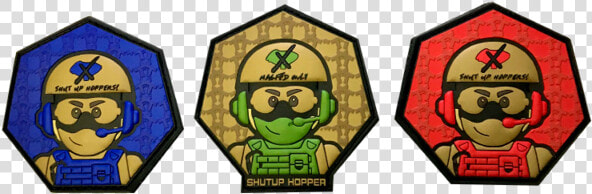 Shut Up Hoppers Patch Set   Cartoon  HD Png DownloadTransparent PNG