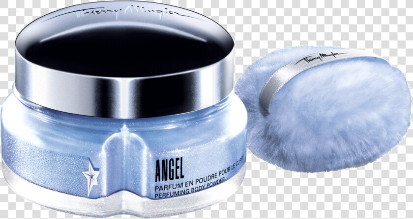 Angel Perfuming Body Powder In A Jar   Thierry Mugler Angel Perfuming Body Powder  HD Png DownloadTransparent PNG