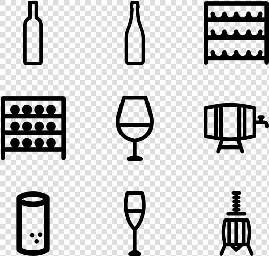 Linear Winery Elements   Wine Cellar Icon Png  Transparent PngTransparent PNG