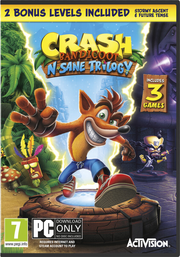 Crash Bandicoot N Sane Trilogy Switch  HD Png DownloadTransparent PNG