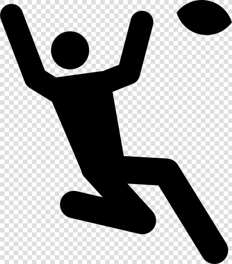 Rugby Player Catching The Ball Comments Clipart   Png  Transparent PngTransparent PNG