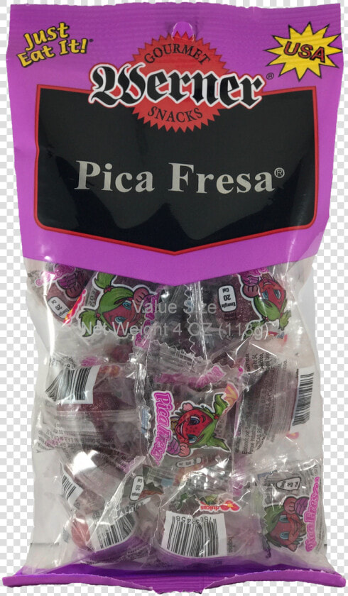 Pica Fresa 4oz Bag 6ct Case Class   Candy  HD Png DownloadTransparent PNG