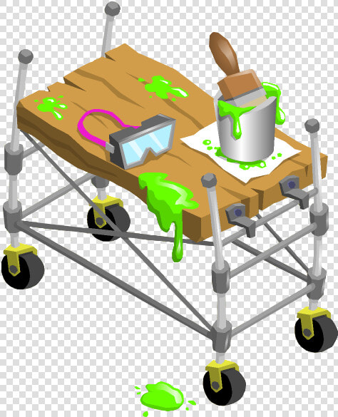 Painter S Scaffolding   Wheelbarrow  HD Png DownloadTransparent PNG