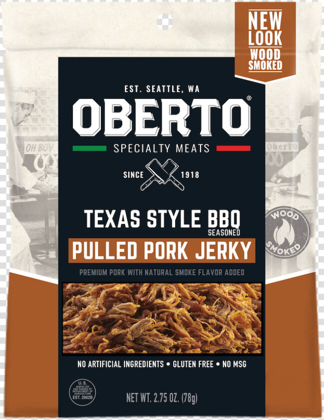 Obt Bbq Porkjerky Nosmoke 2 75 3d 0719 Hi   Oberto Specialty Meats Logo  HD Png DownloadTransparent PNG