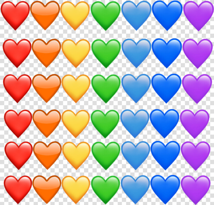  freetoedit  remixit  hearts  emoji  emojis  rainbow   Coeur Bleu Turquoise Emoji  HD Png DownloadTransparent PNG