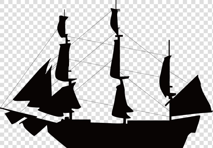 Sailboat Ship Silhouette Clip Art   Silhouette Sailing Ship Png  Transparent PngTransparent PNG