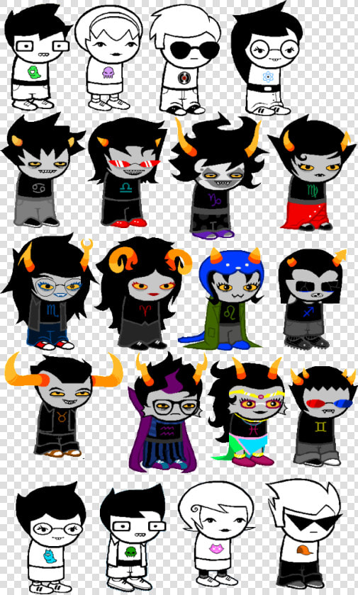 Vision Care Cartoon Head Eyewear Fashion Accessory   Homestuck Characters  HD Png DownloadTransparent PNG