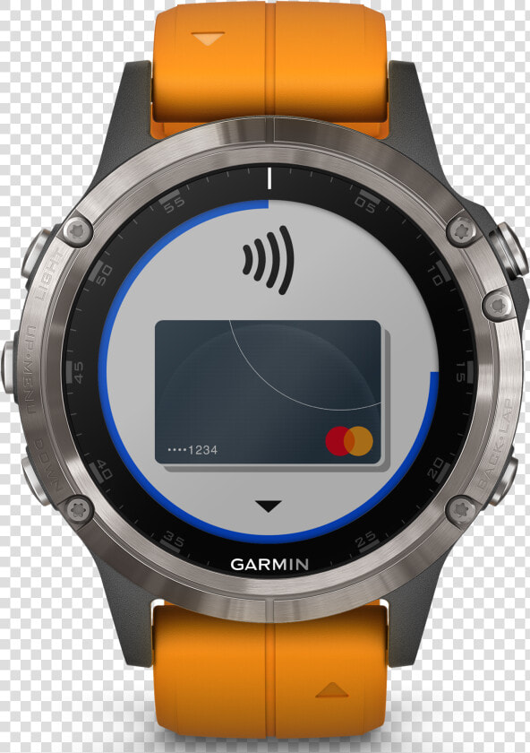 Sku 010 01988   Garmin Fenix 5 Sapphire Titanium  HD Png DownloadTransparent PNG