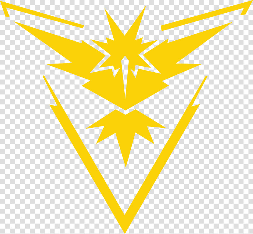 Pokemon  Pokemon Go Team Instinct Vinyl Insignia Are   Pokemon Go Team Instinct Png  Transparent PngTransparent PNG