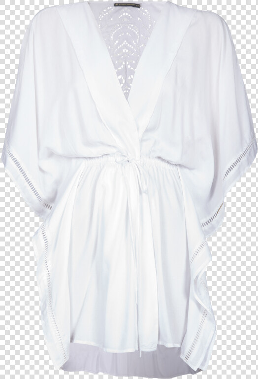 White Embroidery Kimono   Blouse  HD Png DownloadTransparent PNG