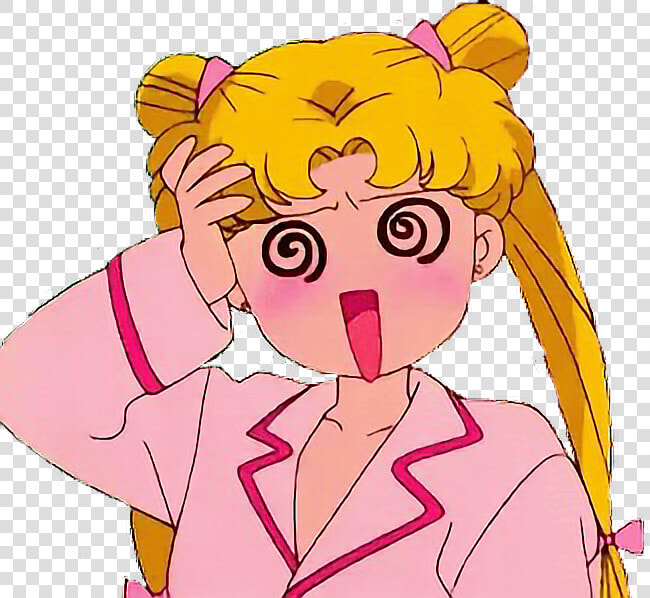  sailor Moon🌙🐇🐱  stickers  anime  animeboy  animegirls   Eyes Spinning Gif  HD Png DownloadTransparent PNG