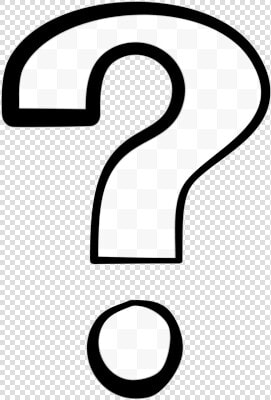 Question Mark Black And White Transparent Clipart Png   Clip Art Questions Mark  Png DownloadTransparent PNG