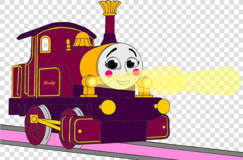 Lady With Her Embarrassed Face  amp  Shining Ginto Lamps   Thomas And Friends Lady Face  HD Png DownloadTransparent PNG