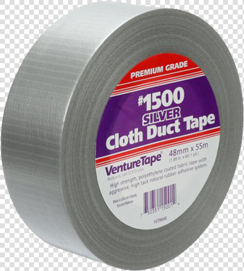 Professional Grade Cloth Duct Tape  Silver   Cloth Duct Tape  HD Png DownloadTransparent PNG