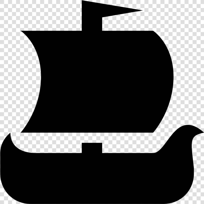 Transparent Ship Silhouette Png   Pirate Ship Png Icon  Png DownloadTransparent PNG