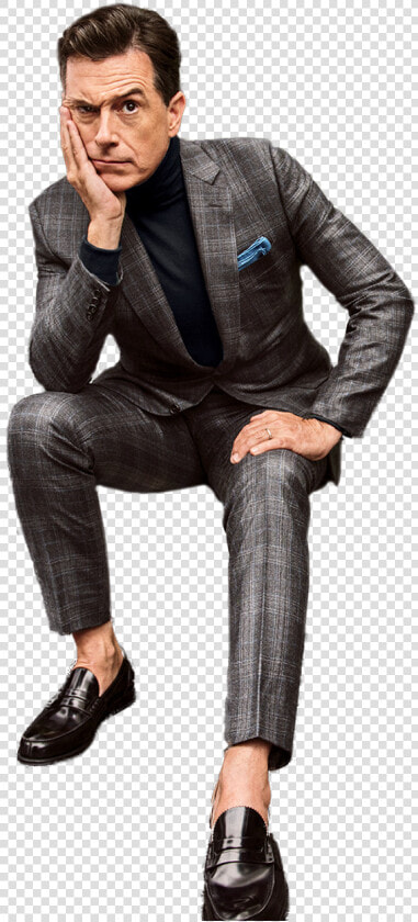 Personstephen Colbert Looking   Formal Wear  HD Png DownloadTransparent PNG