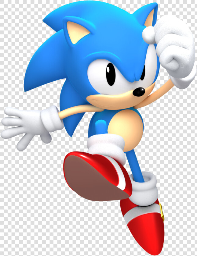 Cartoon sonic The Hedgehog fictional Character clip   Classic Sonic Sonic Dash  HD Png DownloadTransparent PNG