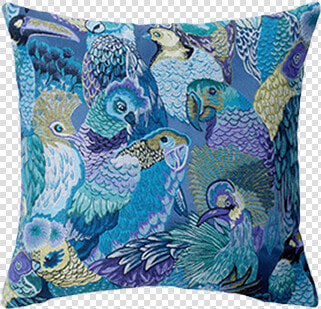 Housse De Coussin Jungle Birds  HD Png DownloadTransparent PNG