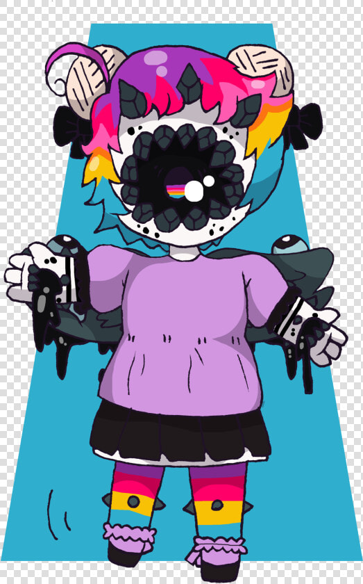 Harper Xynthii Oc Child Toddler Pastel Goth Lisa Frank   Pastel Goth Oc  HD Png DownloadTransparent PNG