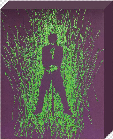 Dc Comics  Paint Splatter Canvas  Joker   Joker Silhouette  HD Png DownloadTransparent PNG