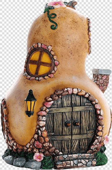 Fairy Garden Gourd Cottage   Pottery  HD Png DownloadTransparent PNG