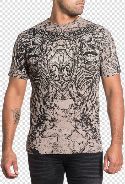 Футболка Xtreme Couture Alexander The Great By Affliction   Tattoo  HD Png DownloadTransparent PNG