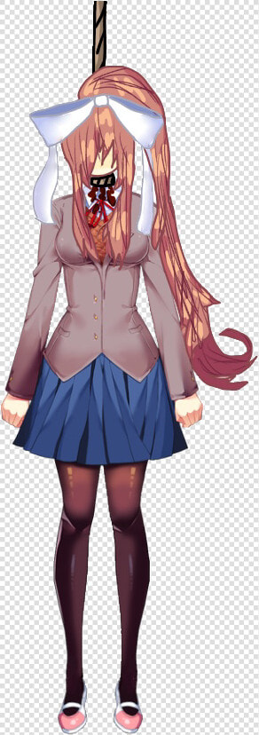  ddlc  monika  edit  sad  hanging  freetoedit   Ddlc Monika Sad  HD Png DownloadTransparent PNG