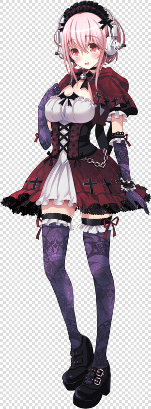 Render Super Sonico Gothic Lolita   Cosplay  HD Png DownloadTransparent PNG