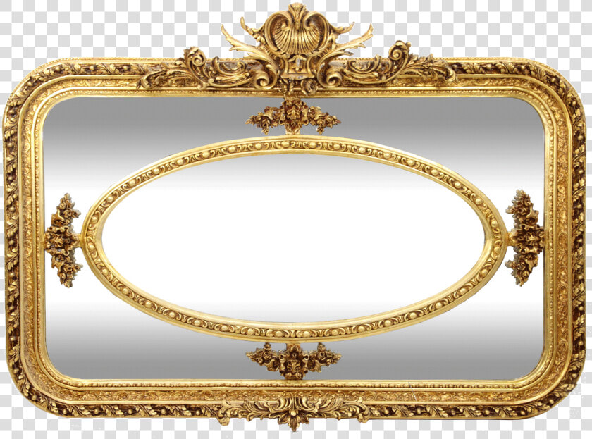 Casa Padrino Baroque Wall Mirror Gold 160 X H   Brass  HD Png DownloadTransparent PNG