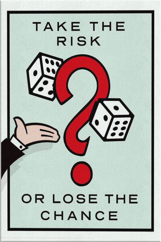 Take The Risk Or Lose The Chance Monopoly  HD Png DownloadTransparent PNG