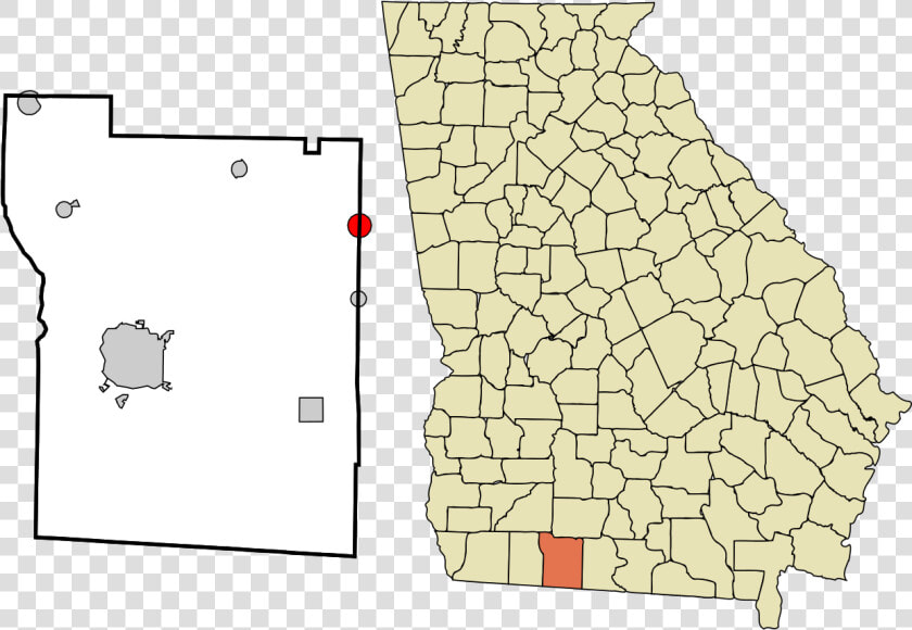 Thomas County Georgia Incorporated And Unincorporated   Radium Springs Ga Map  HD Png DownloadTransparent PNG