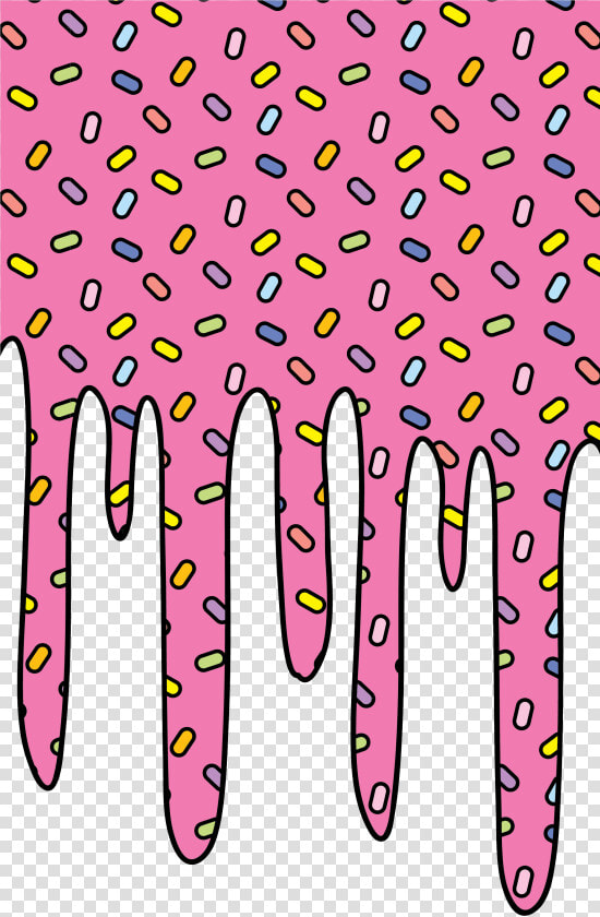 Transparent Donut Clipart   Donut Frosting Drip  HD Png DownloadTransparent PNG