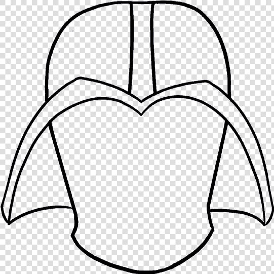 How To Draw Dart Vader   Darth Vader Head Clipart  HD Png DownloadTransparent PNG